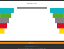 Tablet Screenshot of gandaki.com